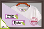 x. Membretes Textiles para Ropa - Divertidos