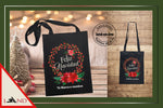 1. Tote Bag Navideño Negro