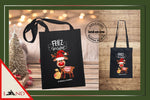 1. Tote Bag Navideño Negro